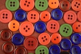 Button Pattern Colorful