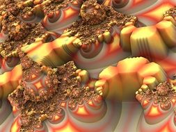 fantastic three-dimensional background