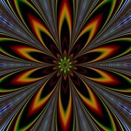 floral digital artwork