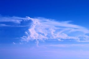 Sky Cloud Plane Background