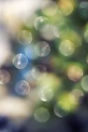 soft lights out of focus