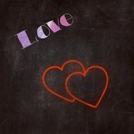 Love Greeting Card Background