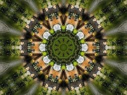 Background Pattern Green