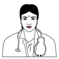 indian female doctor