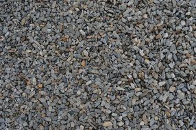 background with gray small pebbles