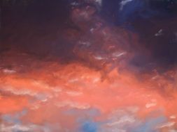 Clouds Sky Mood Image Painted