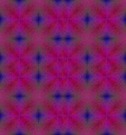 blue purple symmetrical pattern