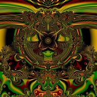 mystical fractal digital art