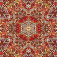 background with ornamental mosaic pattern