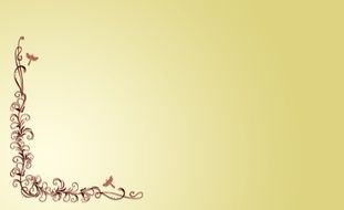 pattern on a yellow background