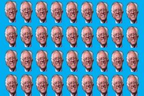 Bernie Sanders Background Texture