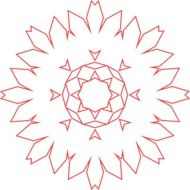 Drawing Floral Kaleidoscope