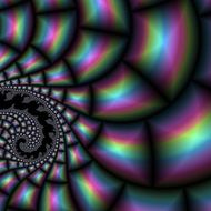 background with abstract 3d swirl