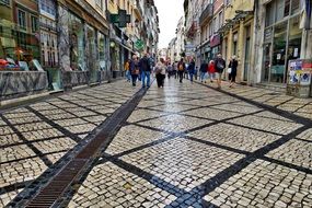 Street Cobblestones Pattern