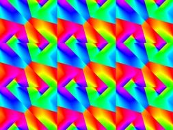 Tile Pattern Background Colorful
