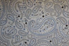 Blue Paisley Background