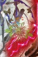 Abstract Pattern Graphic Flowers