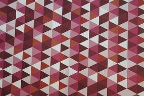 background with red, pink, burgundy and white triangles