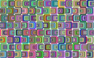 background with colorful line art
