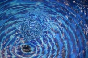 Blue Water Background Light
