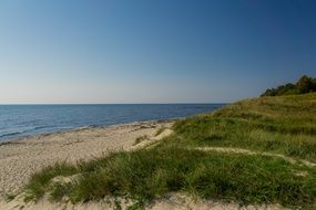 Beach Sea Dune Coast Blue