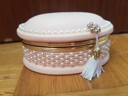 Box Pink Jewelry Vintage