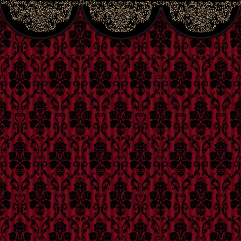 Scrapbook Background Curtain
