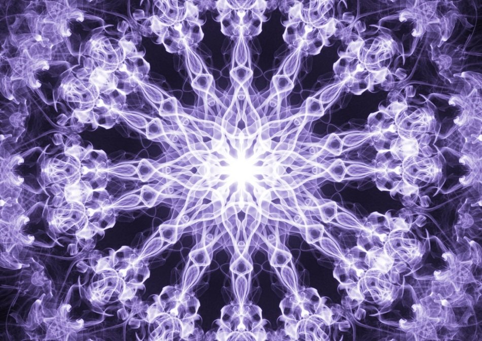 Fractal Mandala Purple