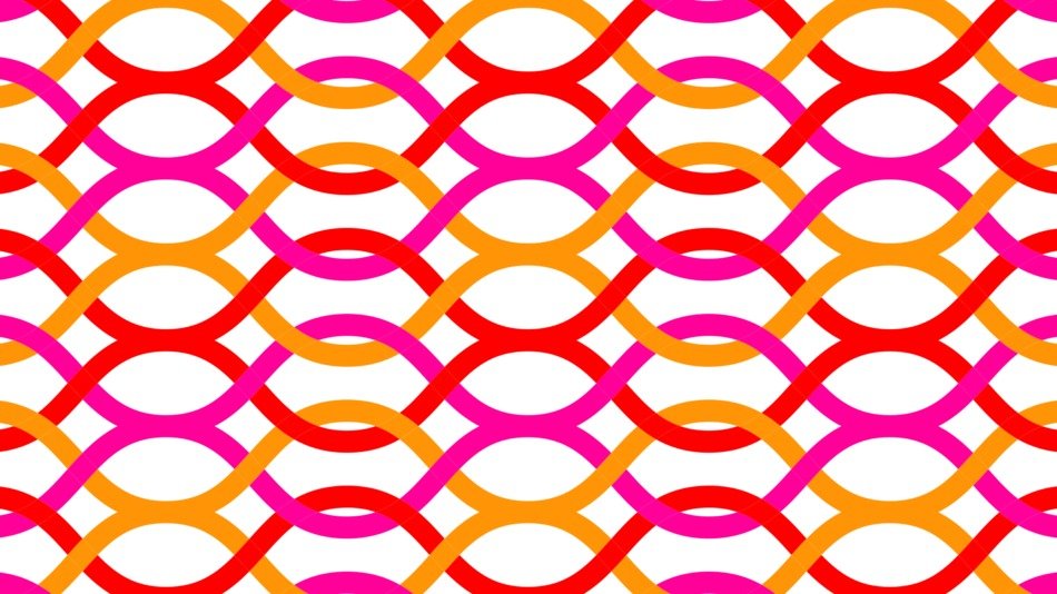 orange, red and pink wallpaper waves