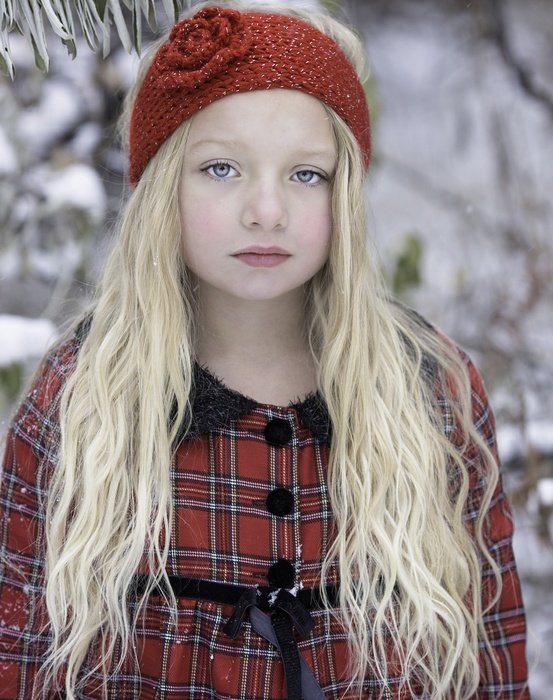 Beautiful Girl Snow
