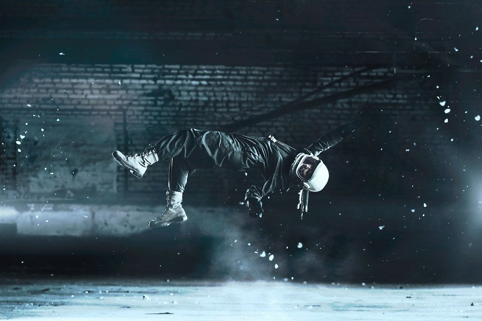 Levitation Man Cosmonaut