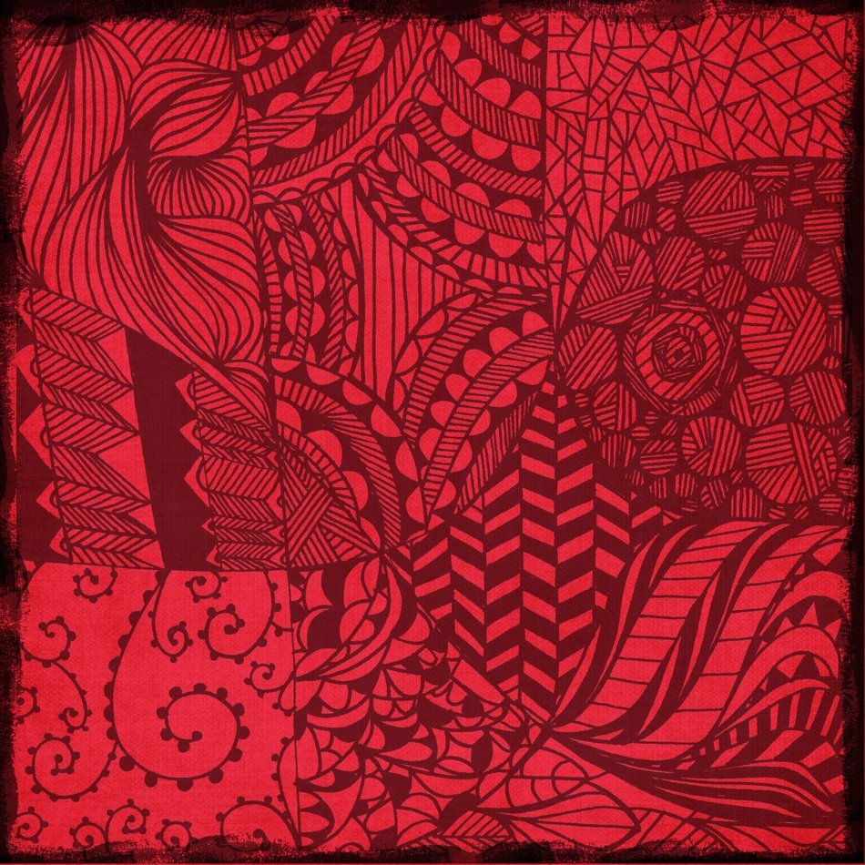 Deep Red Abstract Background