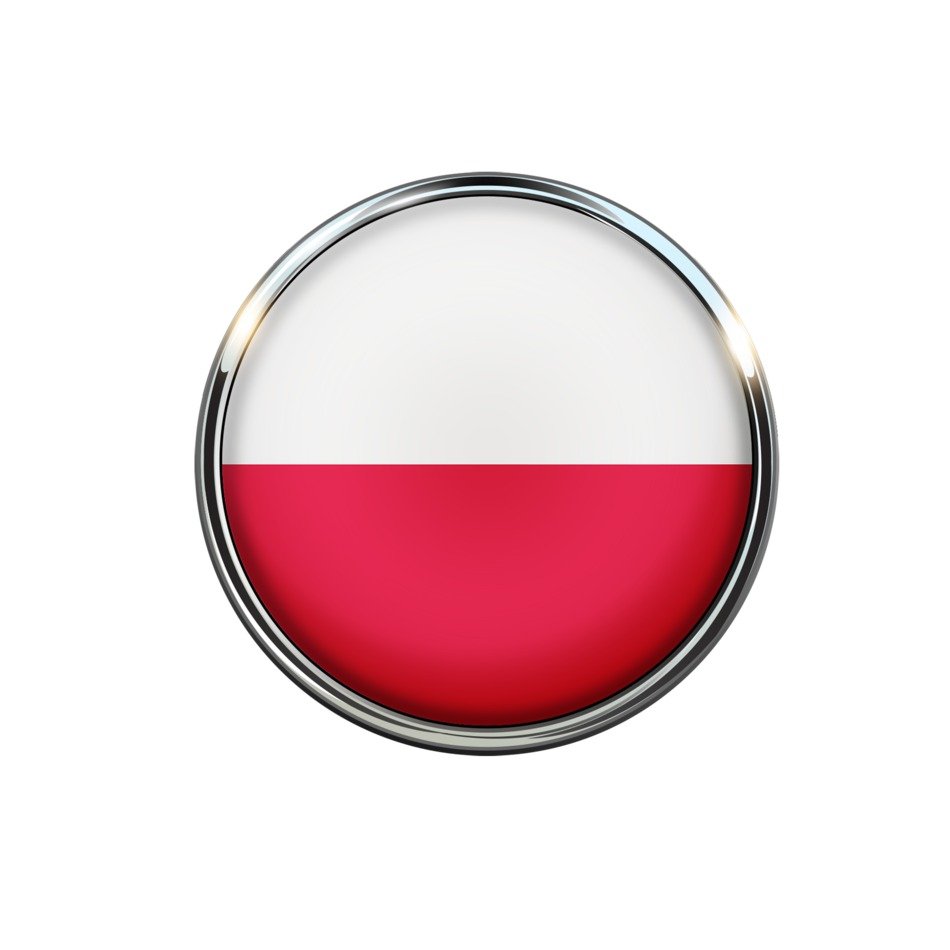 Poland Flag Circle Wallpaper