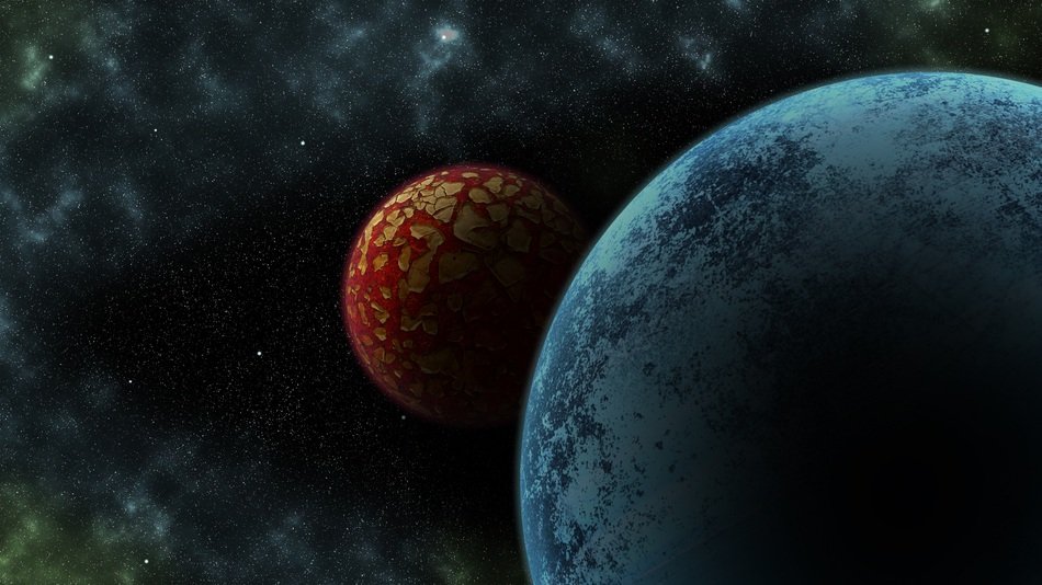 Planets Space Background