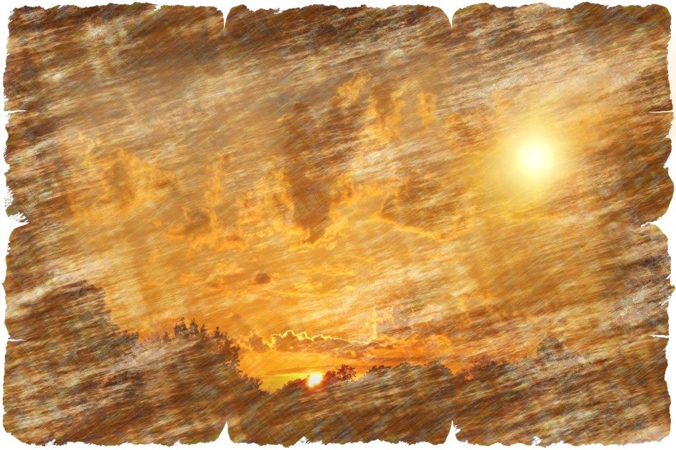 background of a scratched landscape