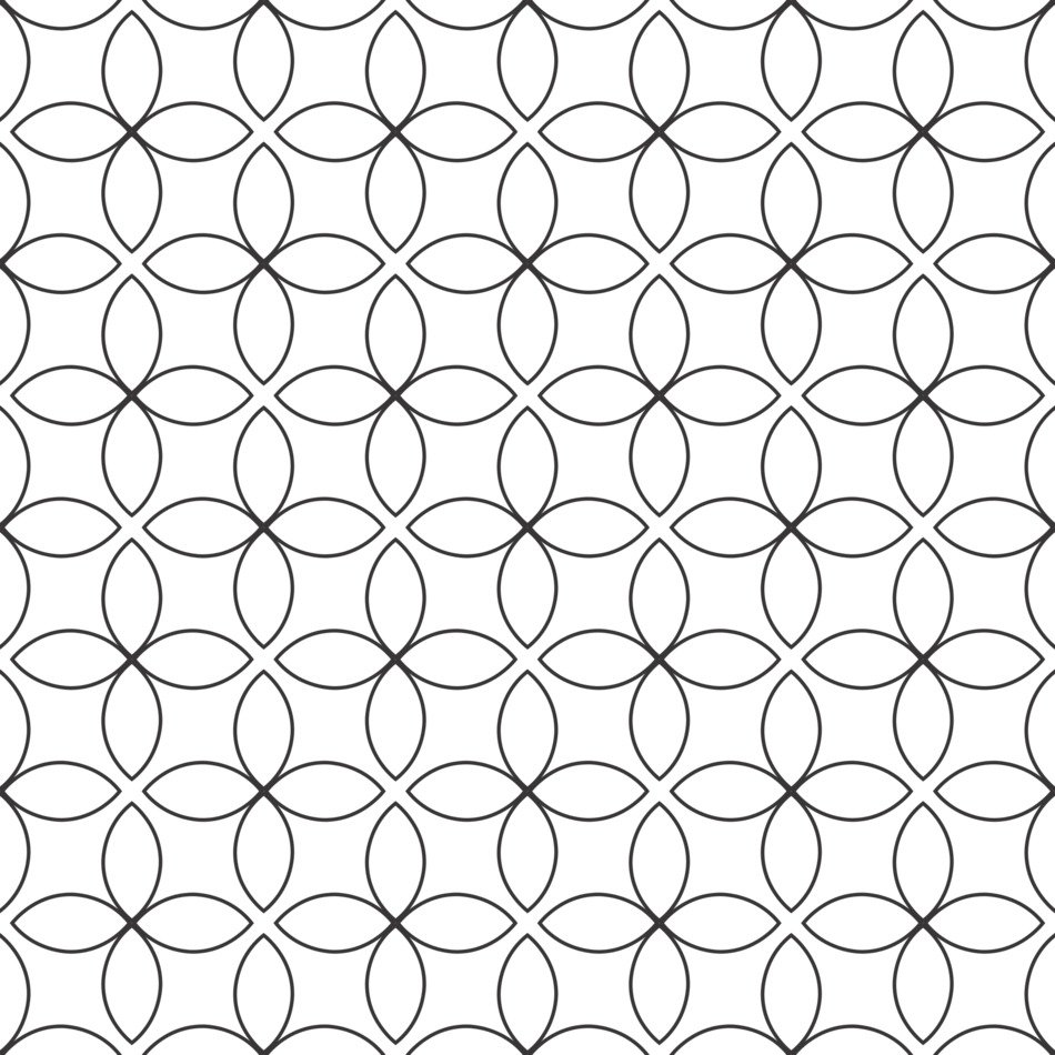 Pattern Floral Drawing Model