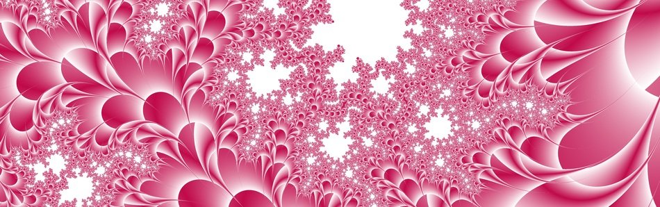 Banner Header Fractals Pink