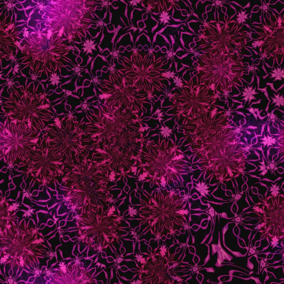 retro purple wallpaper with flowers