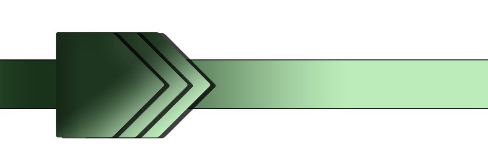 green line on white background