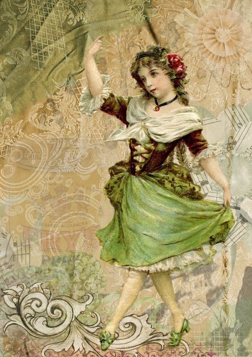 Fairy Background Art Collage