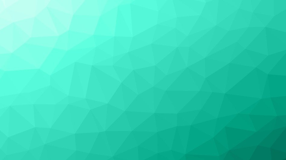 Turquoise Background Polygon