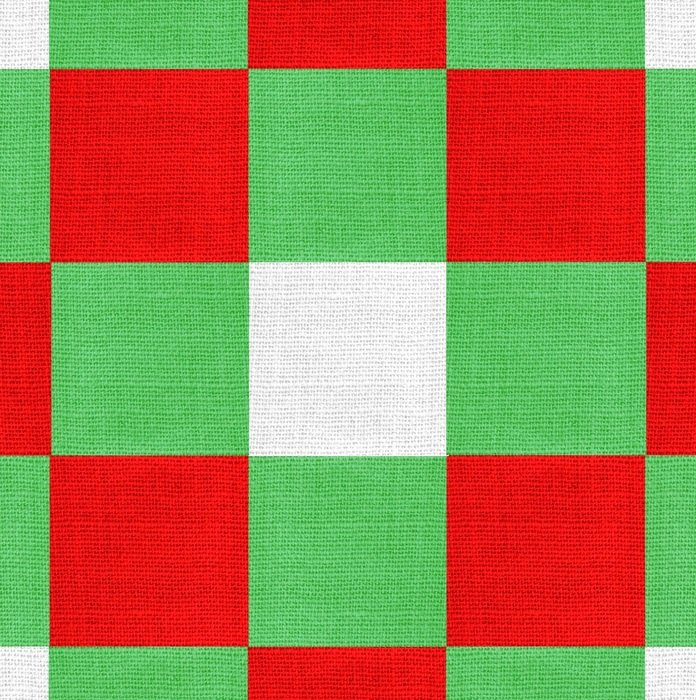 Fabric Christmas Colors Bright