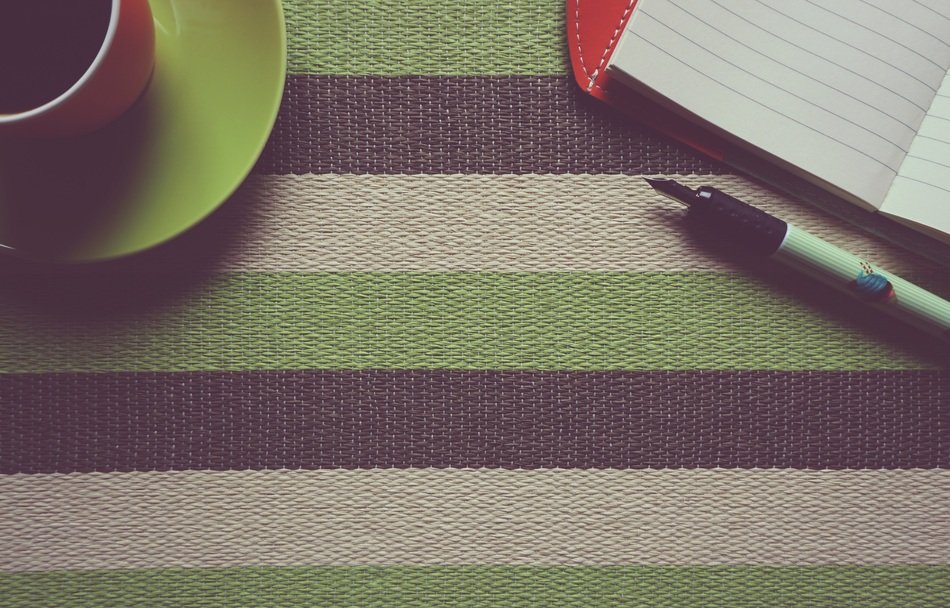 Coffee Notebook Background