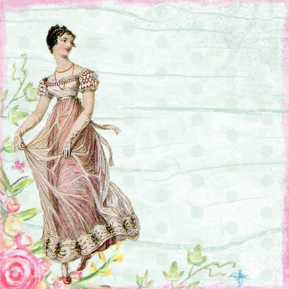 Background Scrapbook Edwardian