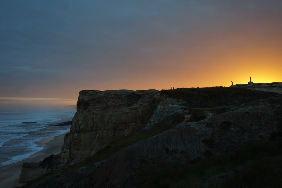 Sunset Background Cliff