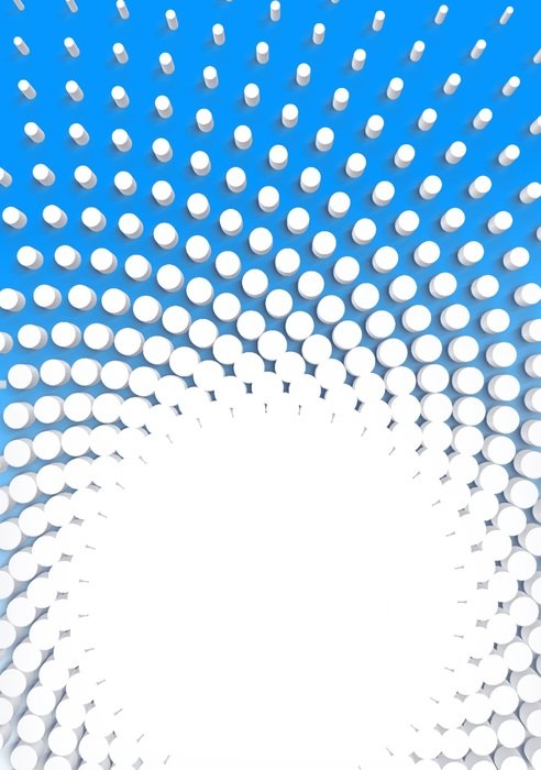 Abstract Points Circle