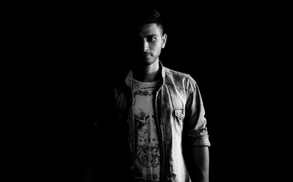 Black And White Fashion Man