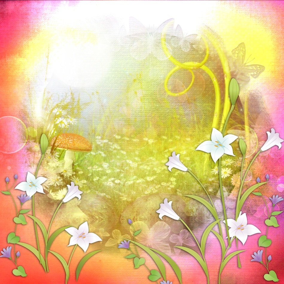 Summer'S Day Scrapbook Background