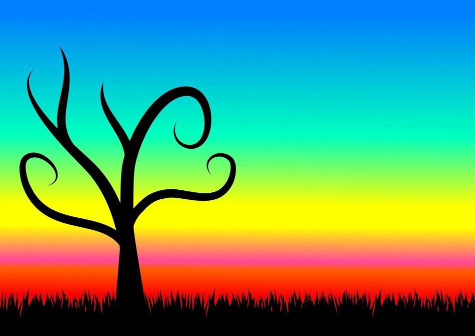 abstract image of sunrise