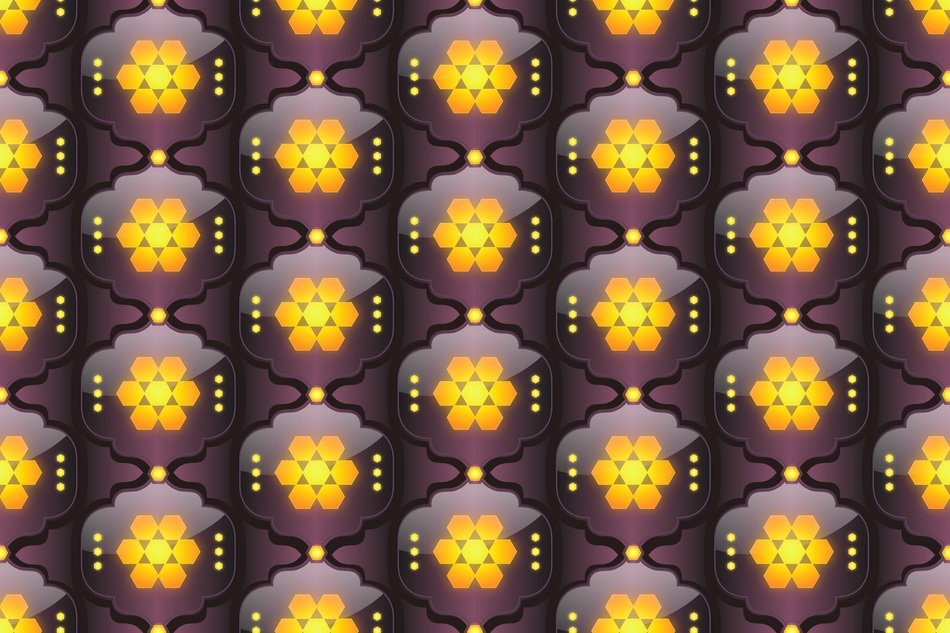 Pattern Background Yellow Bright